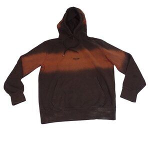 Palace Skateboards Dip Dye Fader Hoodie Sweatshirt Brown Men Size M Skater